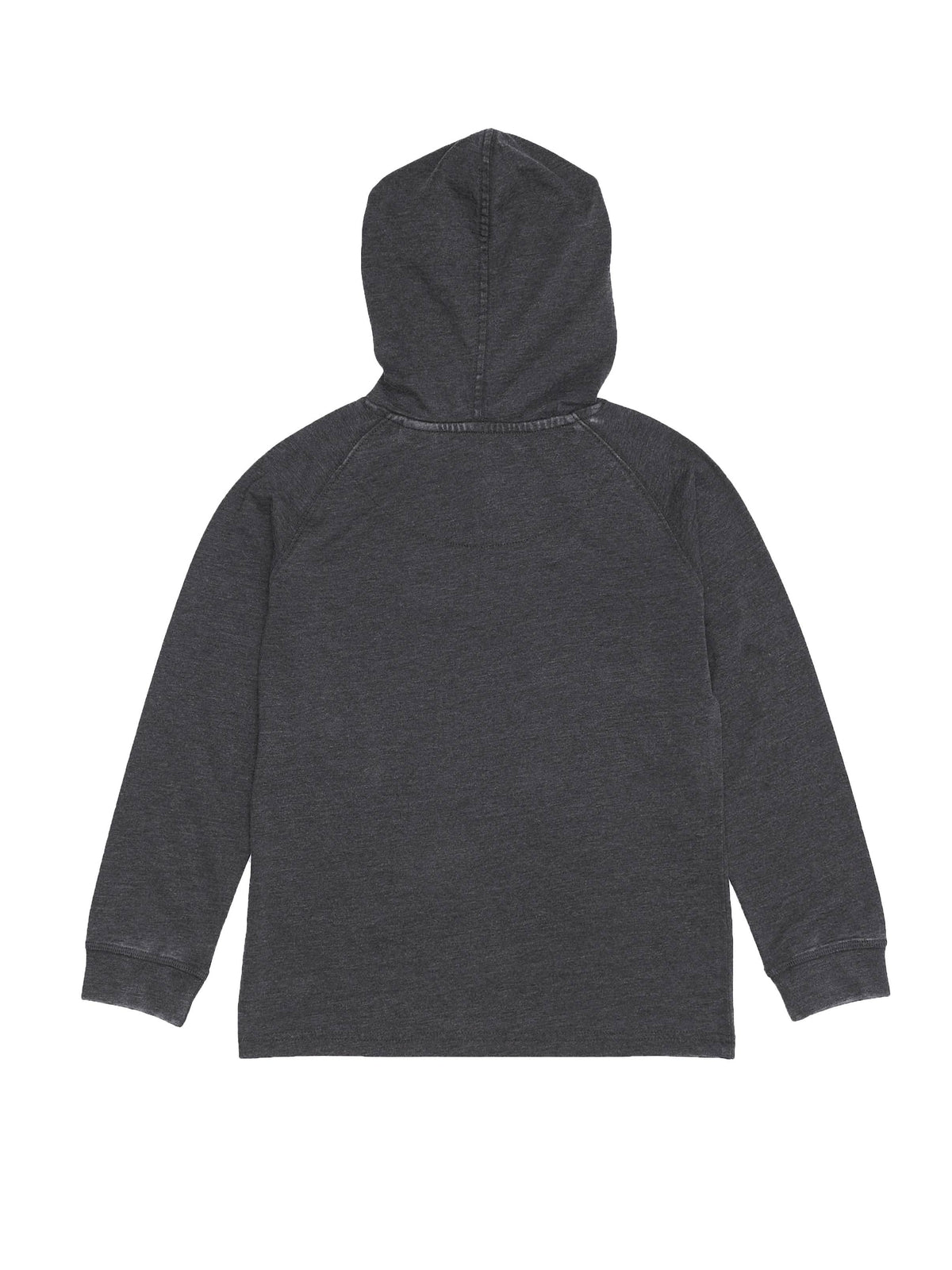 BOYS' ACID WASH HENLEY HOODIE