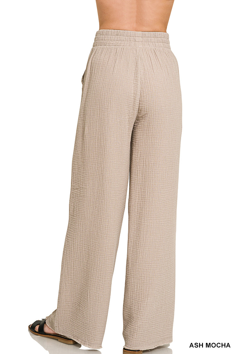 DOUBLE GAUZE LOUNGE PANTS