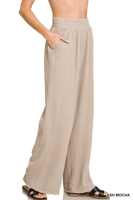 DOUBLE GAUZE LOUNGE PANTS