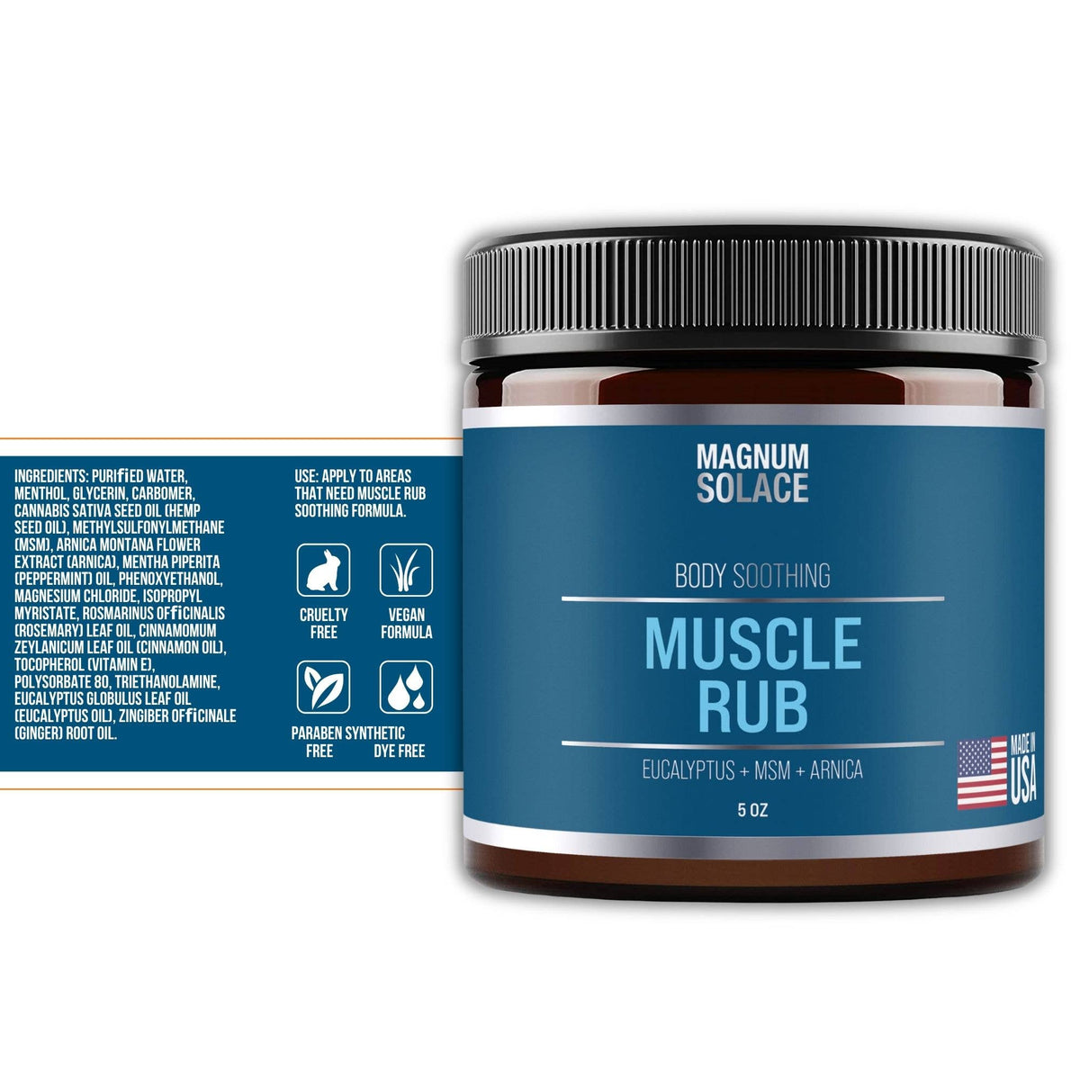 Natural Muscle Rub for Soreness, Joint Pain Relief