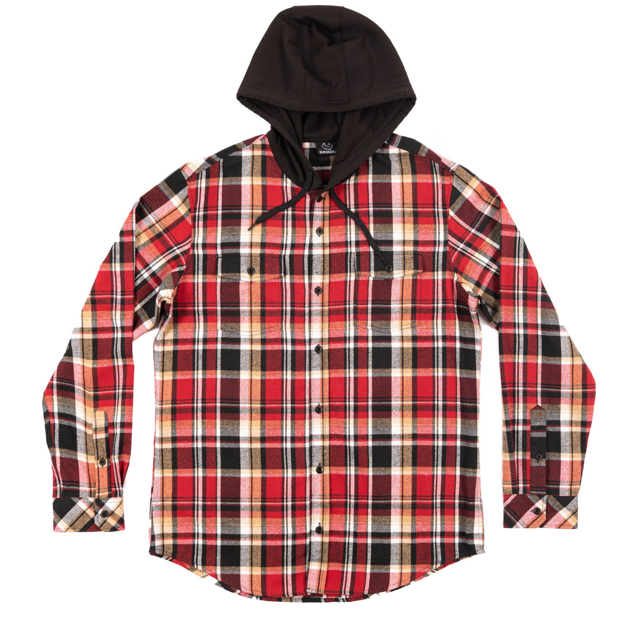 Mens Flannel Shirt With Hood