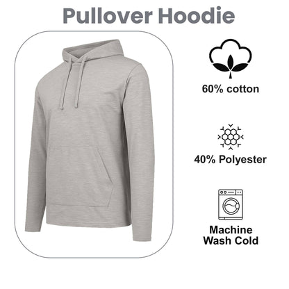 Leichter lässiger Herren-Kapuzenpullover mit Kordelzug und Tasche