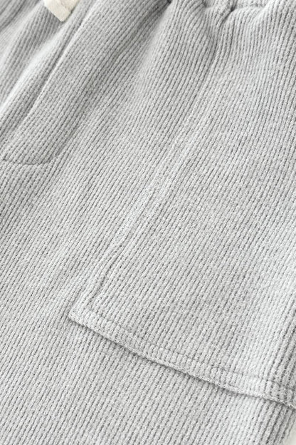 NOKI Boys' Soft Waffle Knit Zip-Up Jacket & pants