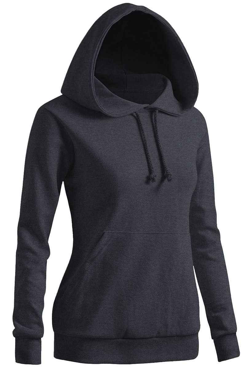 KWOHOL044_Basic Lightweight Pullover Hoodie