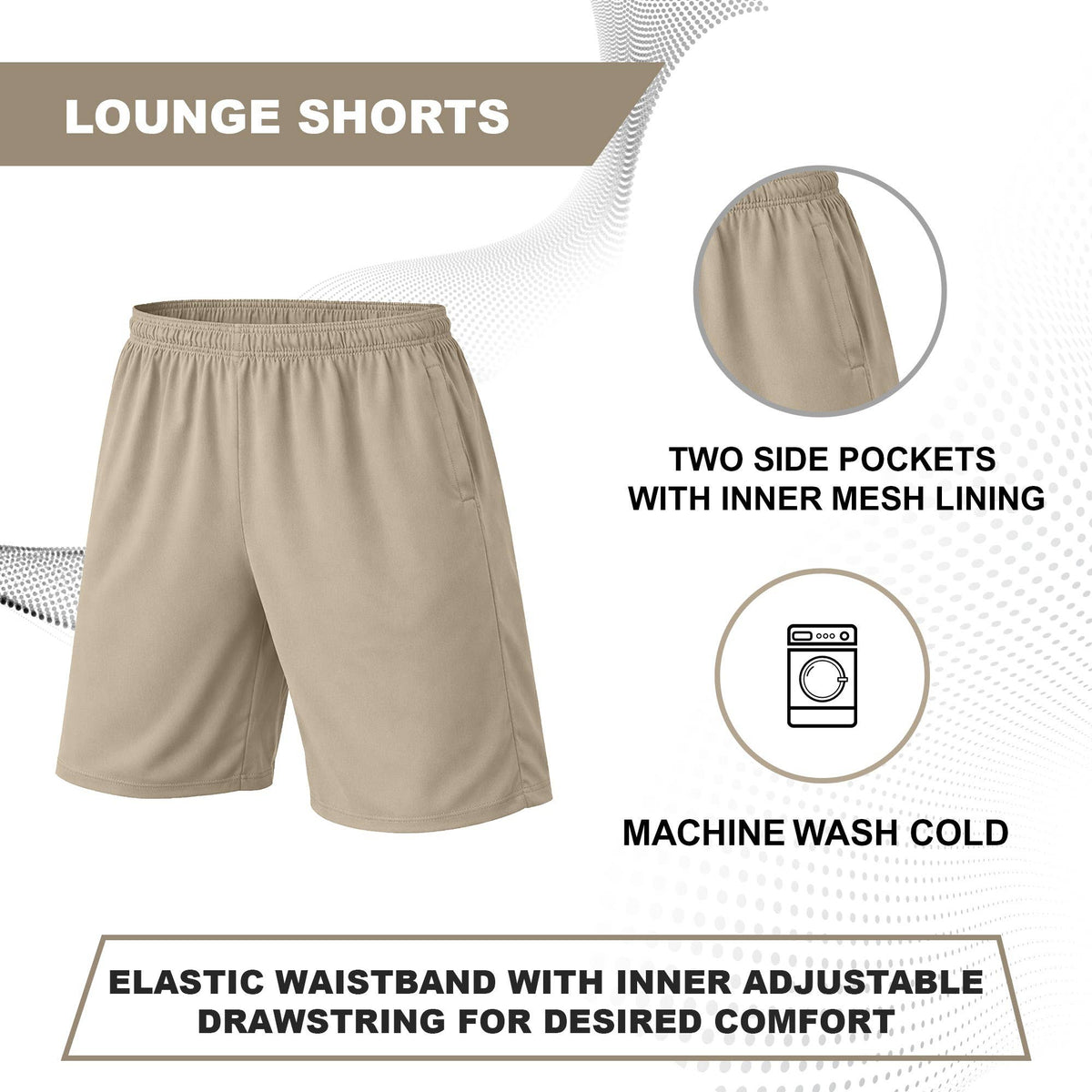 Lounge-Shorts für Herren-Basketball (verschiedene Farben)