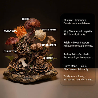 HARMONIFY Mushroom Coffee | 6-Mushroom Blend