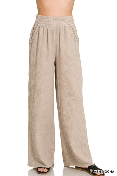 DOUBLE GAUZE LOUNGE PANTS
