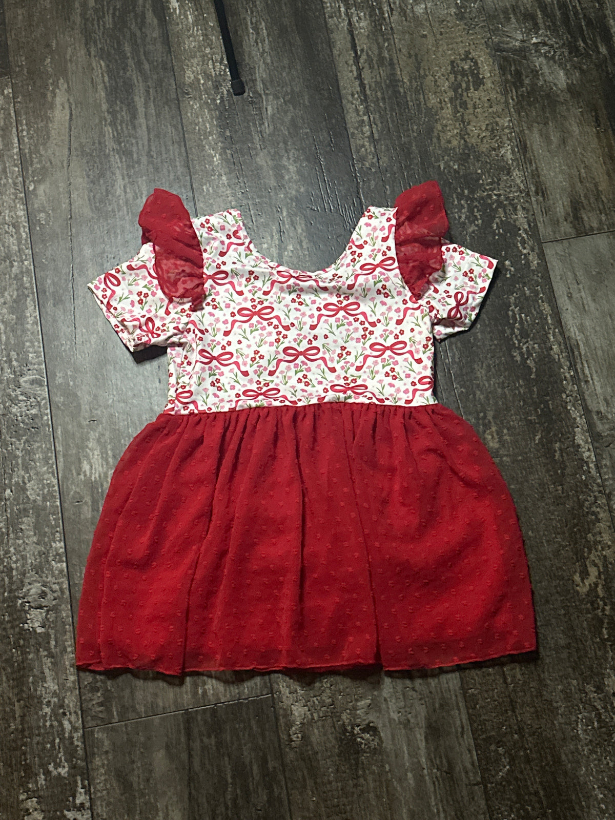 Leotard Red Bows 7/8: Perfect Blend of Style and Comfort