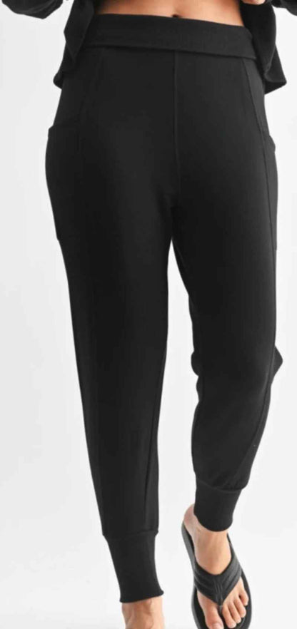 Mono b DROP CROTCH FOLDOVER JOGGER PANTS