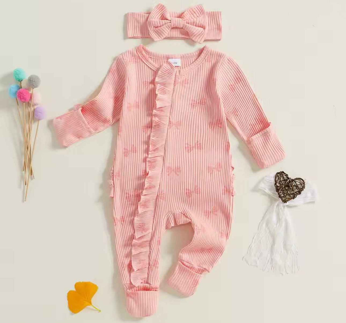 Bows Ruffle Jumpsuit