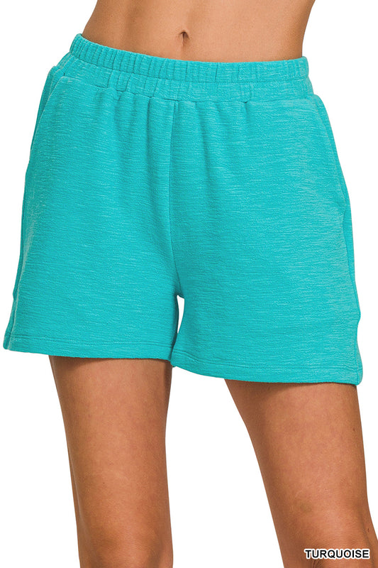 COTTON SLUB SHORT PANTS
