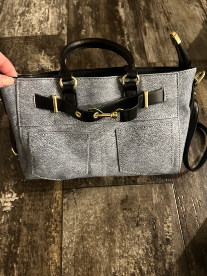 DENIM POCKET PATCH TOTE BAG