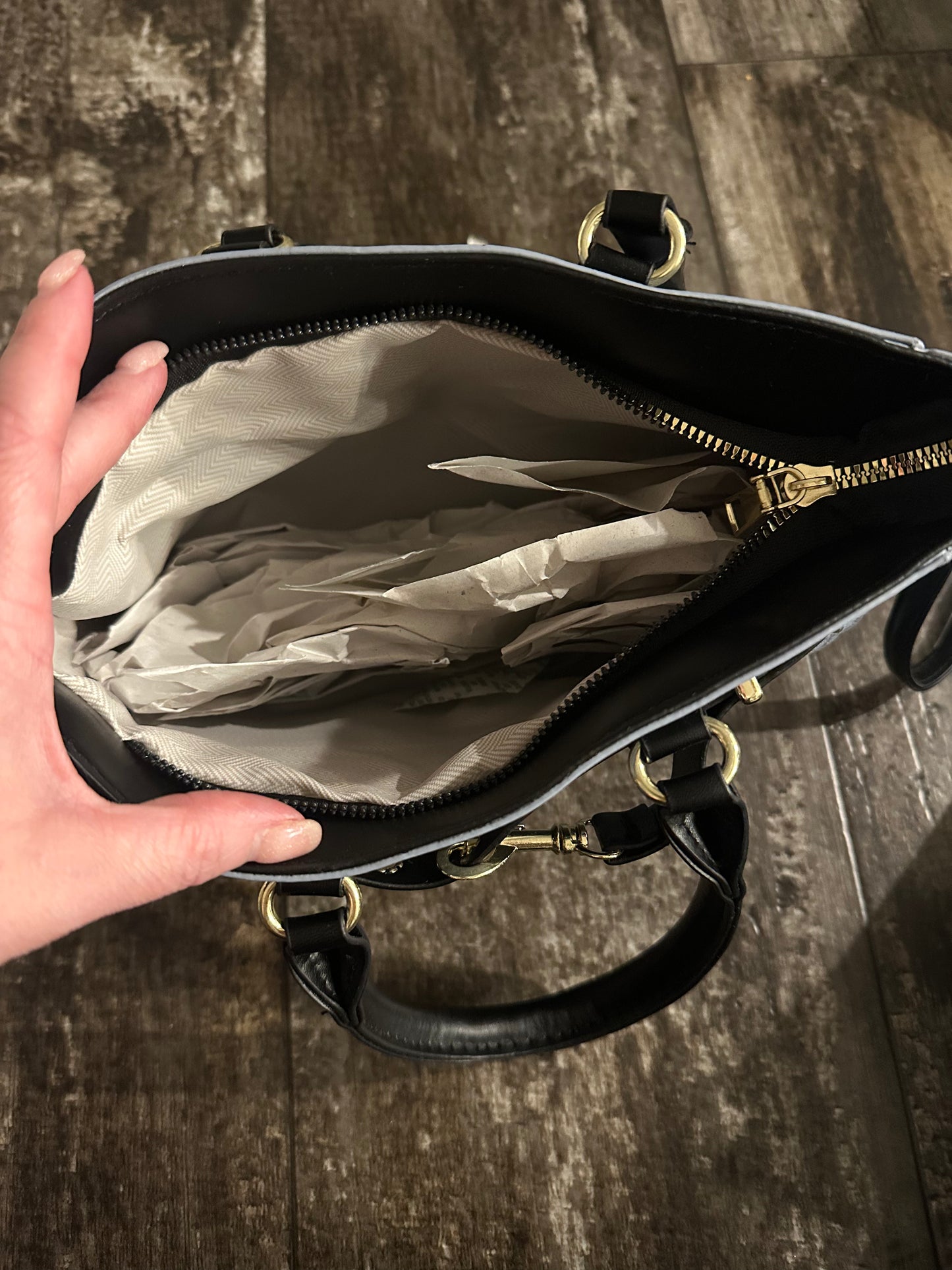 DENIM POCKET PATCH TOTE BAG