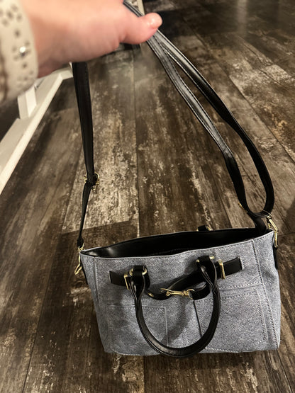 DENIM POCKET PATCH TOTE BAG