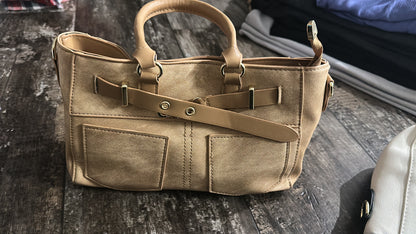 DENIM POCKET PATCH TOTE BAG