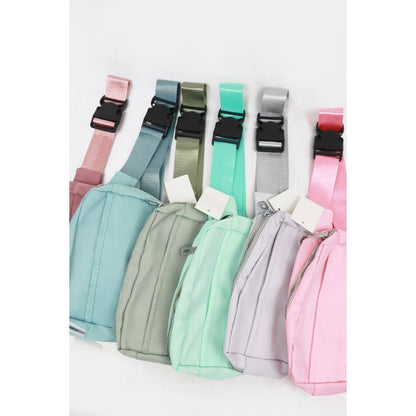 Natural Color Crossbody Belt Bag